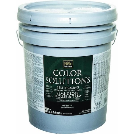 Color Solutions Latex Semi-Gloss Self-Priming Exterior House And Trim Paint